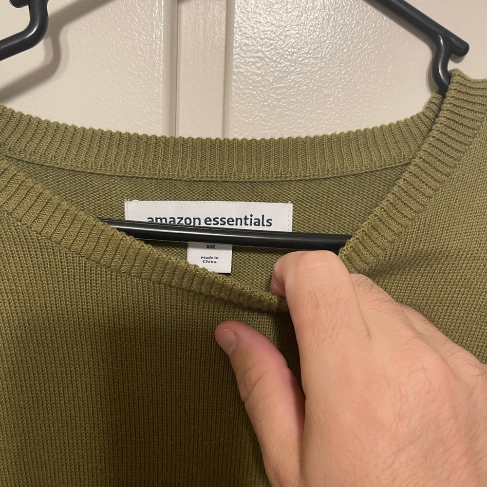 Green sweater